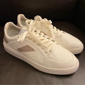 Thousand Fell Court Sneakers Bone Dune Sustainable Minimalist Leather W9 NWOB